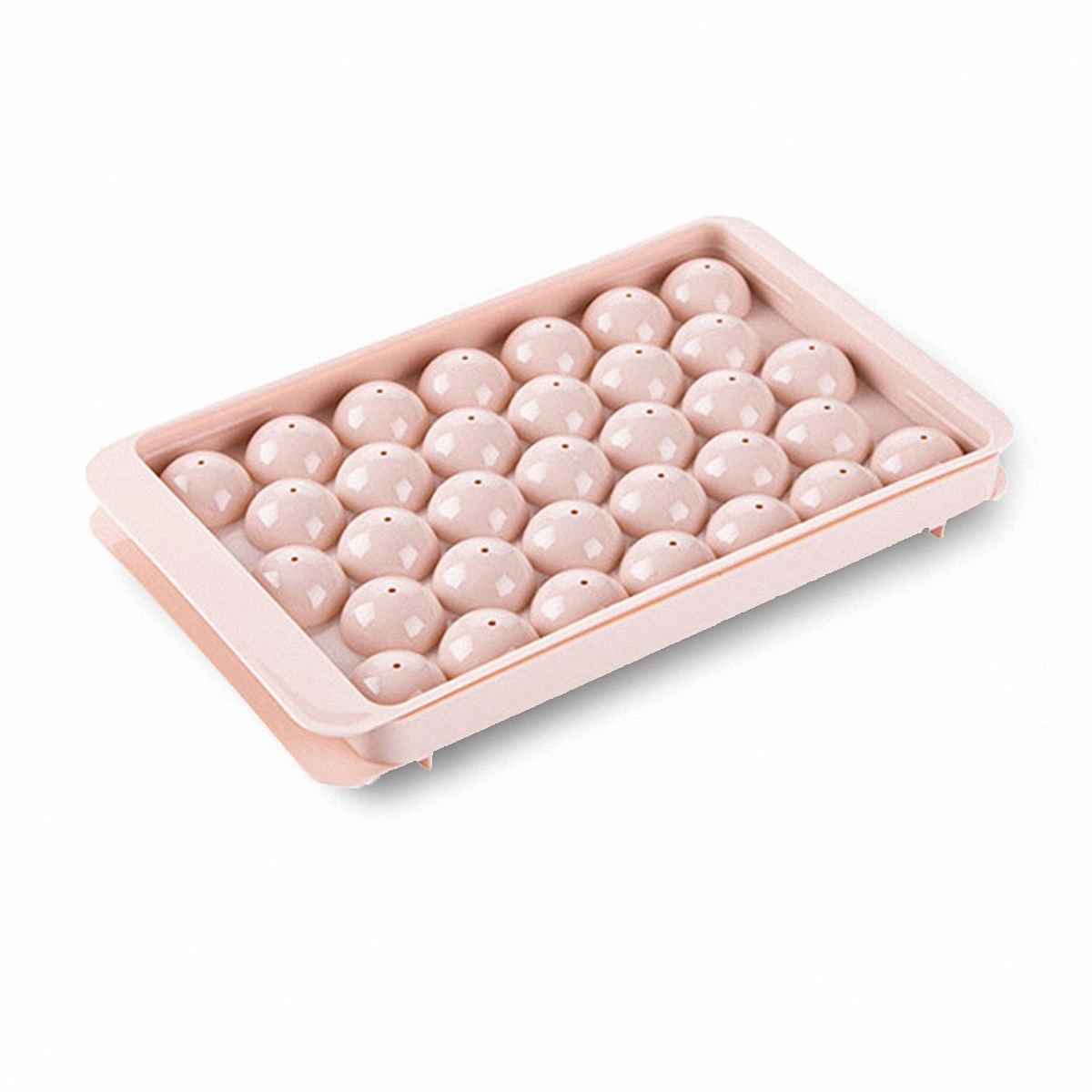 Round Ice Cube Tray With Lid