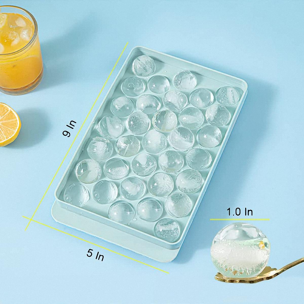 Round Ice Cube Tray With Lid