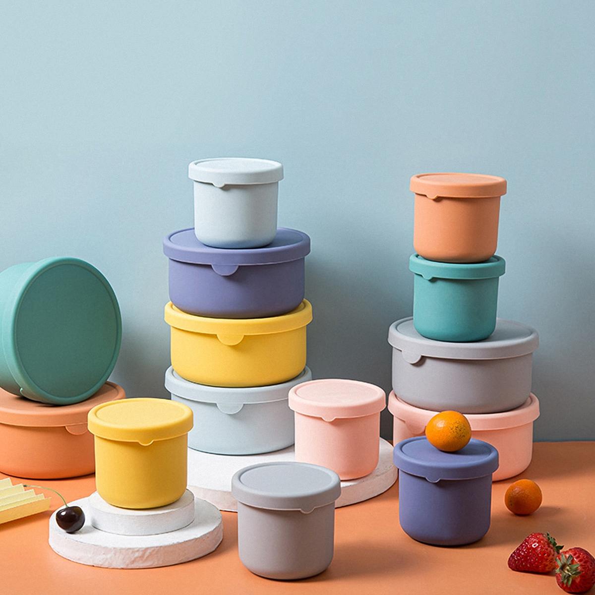 Silicone Food Storage Containers, Lunch Boxes
