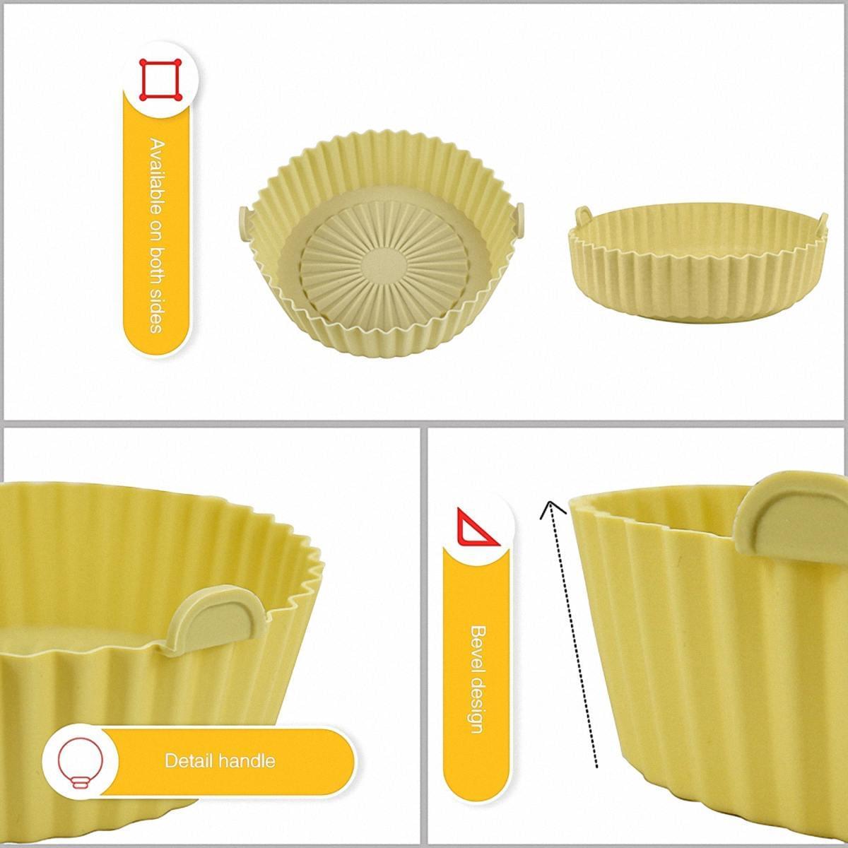 6.5 inches Air Fryer Silicone Liner, High Temperature Resistant