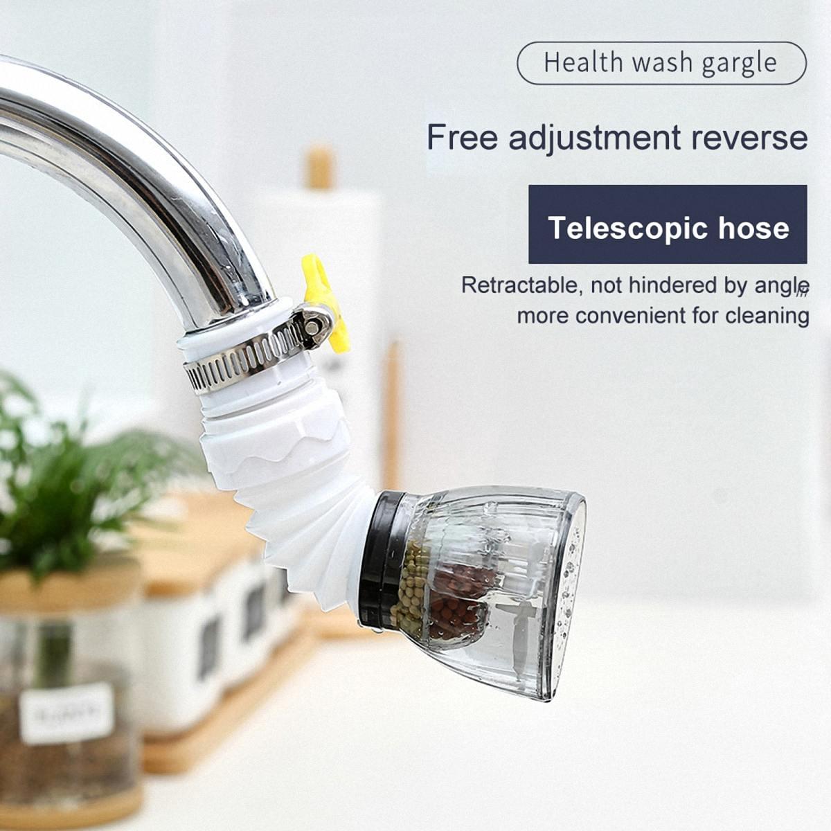 360° rotatable faucet booster, filter head