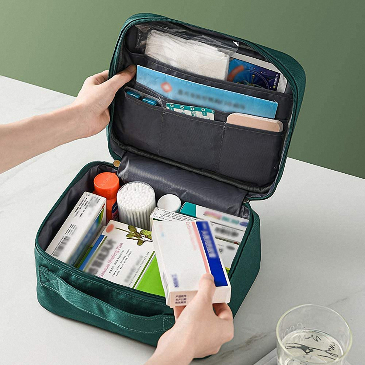 Portable First Aid Bag Medication Storage Bag