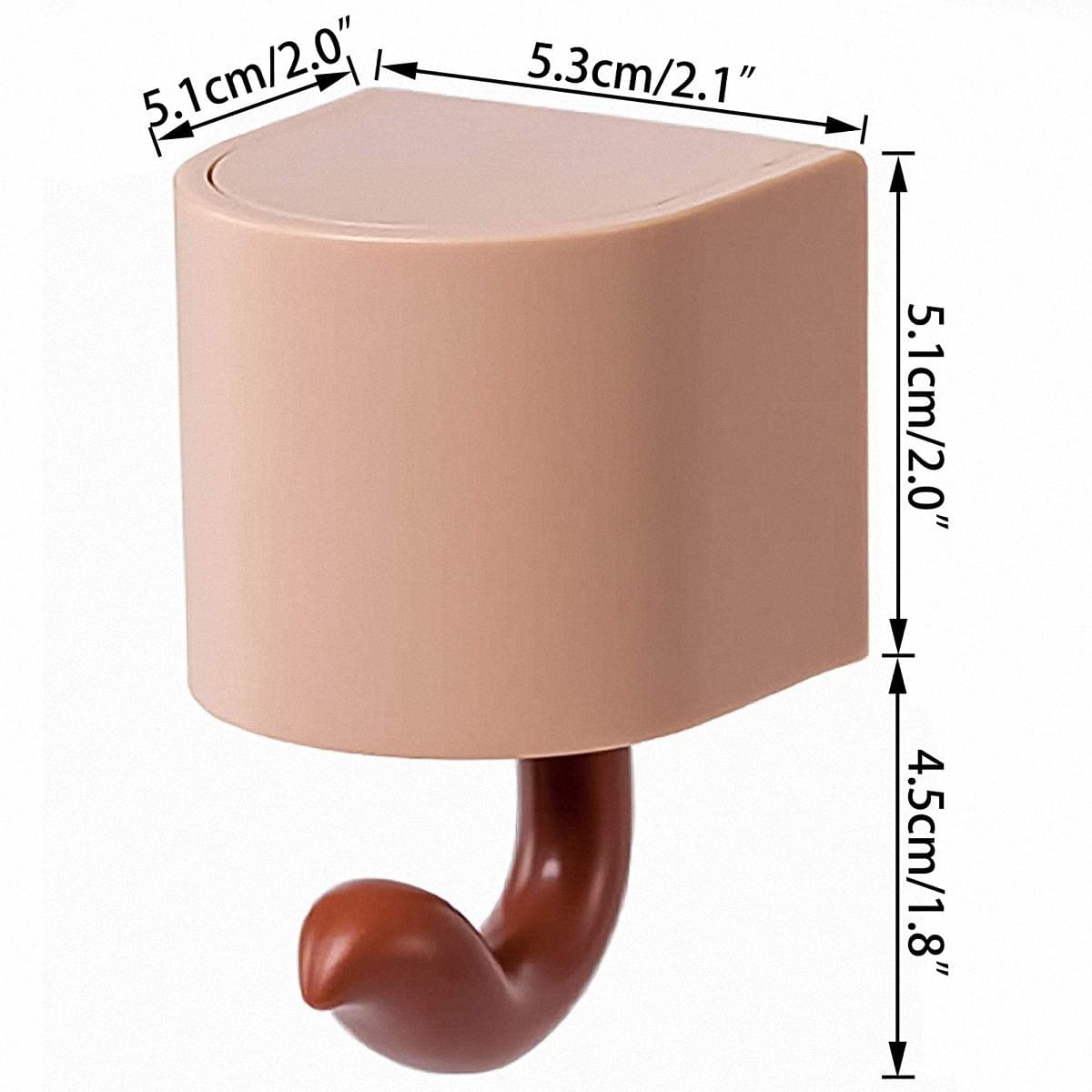 4 Pack Creative Squirrel Wall Hook Keychain