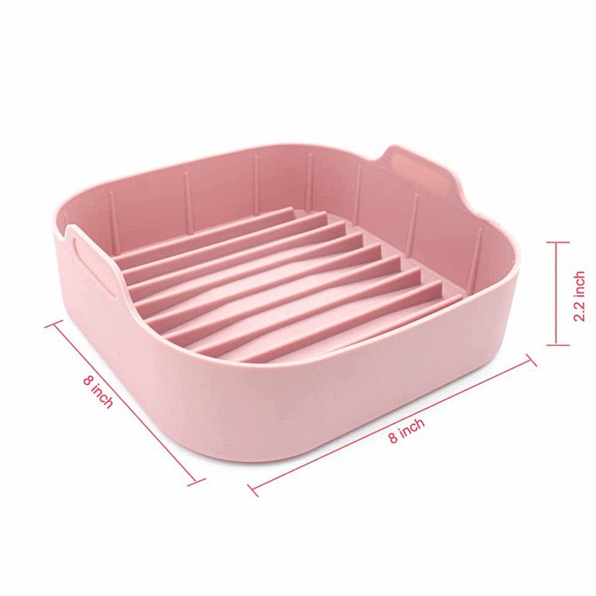 Square Air Fryer Silicone Liner, 5.3-8.5QT