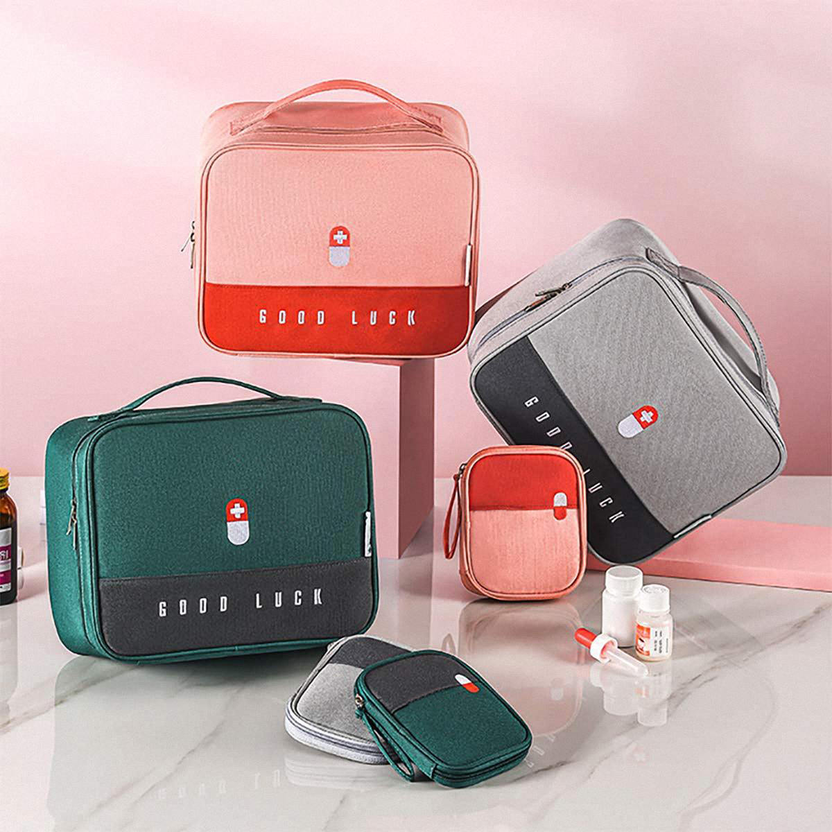 Portable First Aid Bag Medication Storage Bag