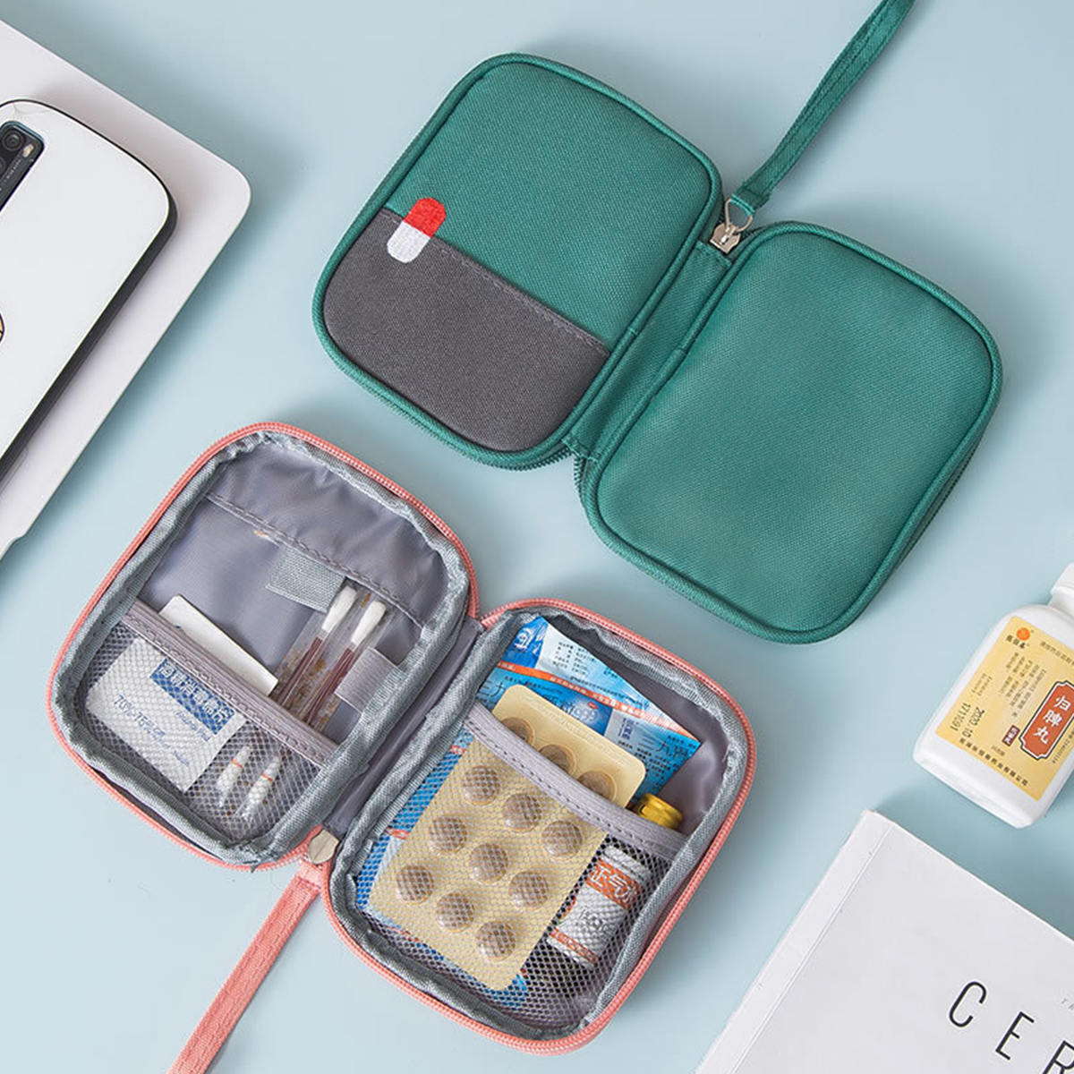 Portable First Aid Bag Medication Storage Bag