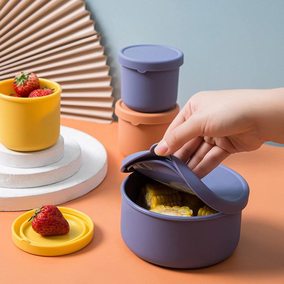 Silicone Food Storage Containers, Lunch Boxes