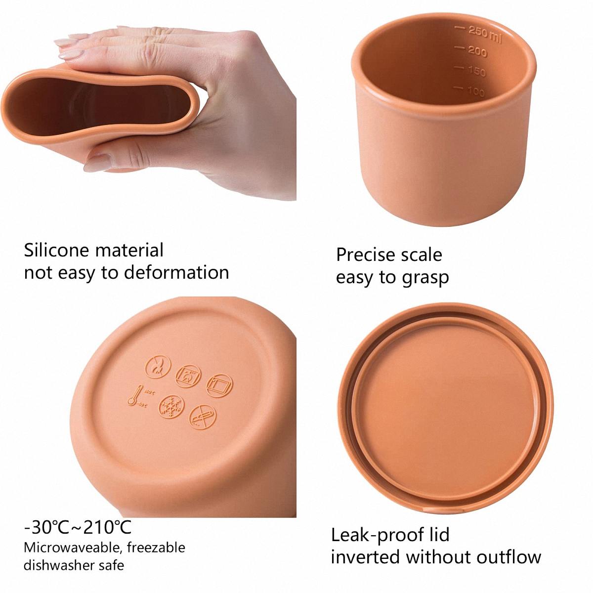 Silicone Food Storage Containers, Lunch Boxes