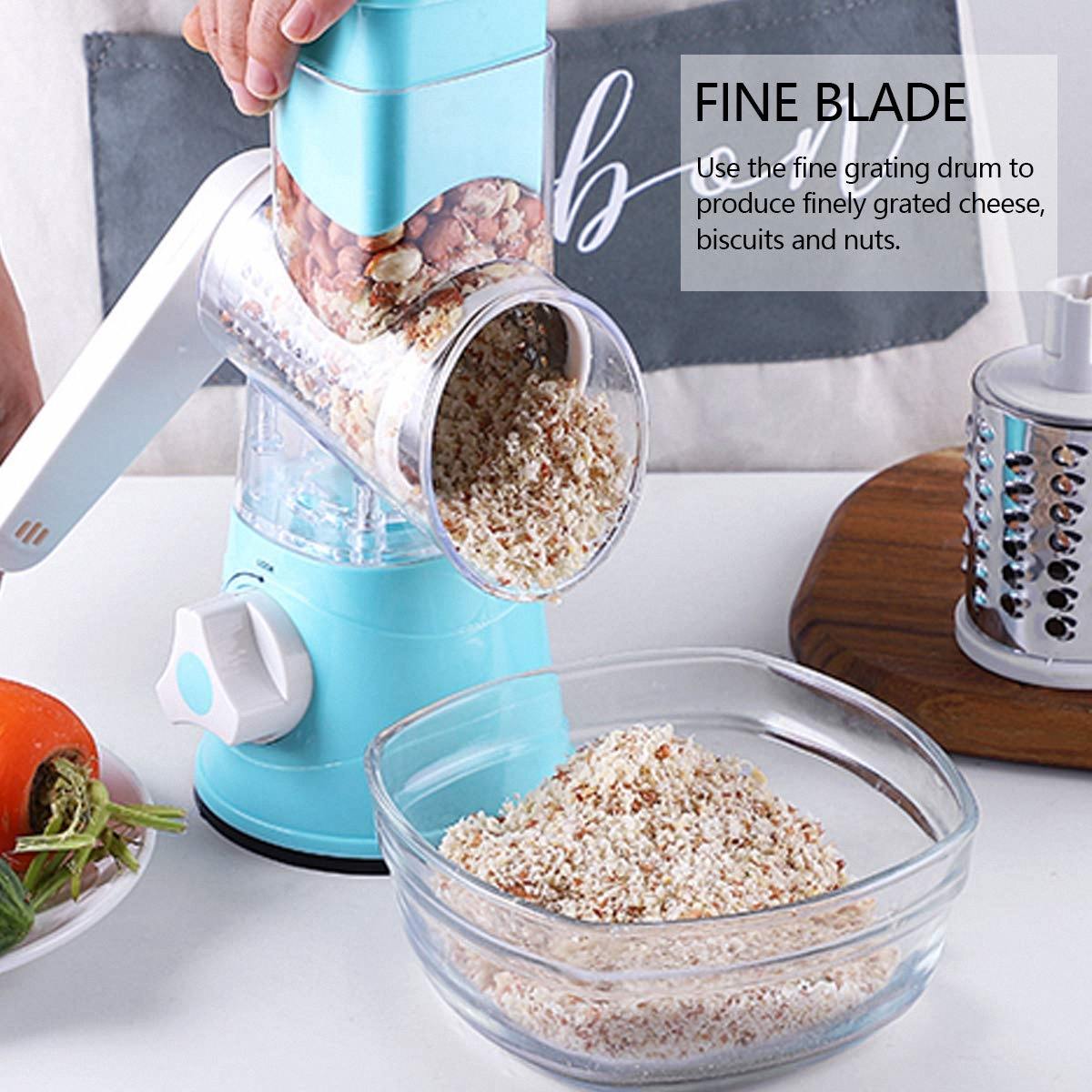 Manual Rotary Cheese Grater 3 in 1