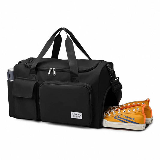 Travel Bag with Waterproof Pocket & Shoe Compartment