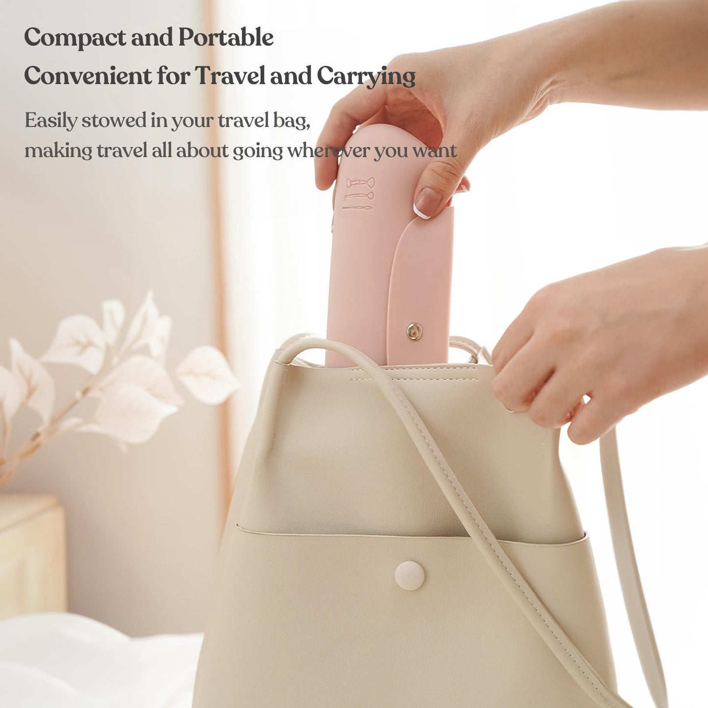 Large Makeup Brush Holder - Portable Silicone Makeup Bag