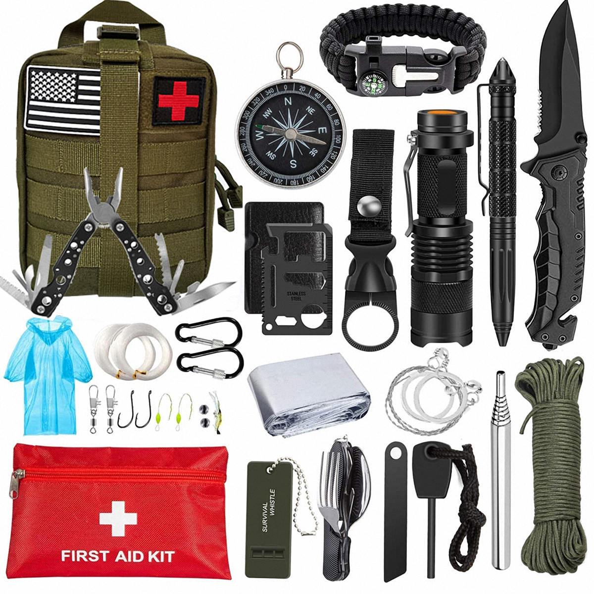 Outdoor Camping Equipment Survival Tool Set