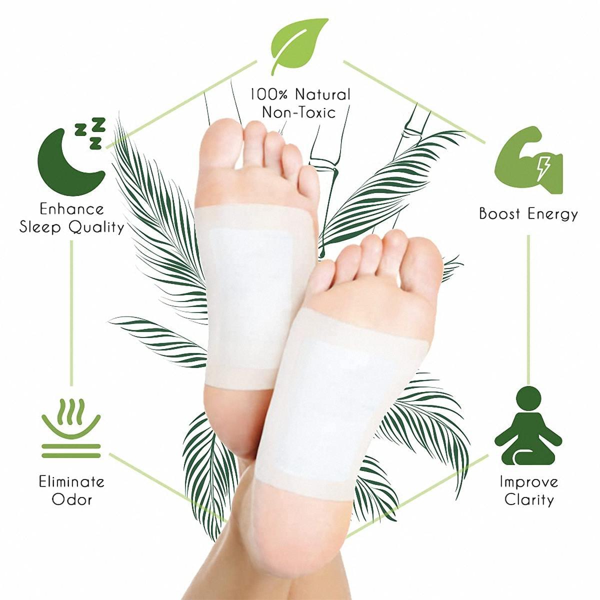 10/20/30/60 Pieces Herbal Foot Cleaning Pads