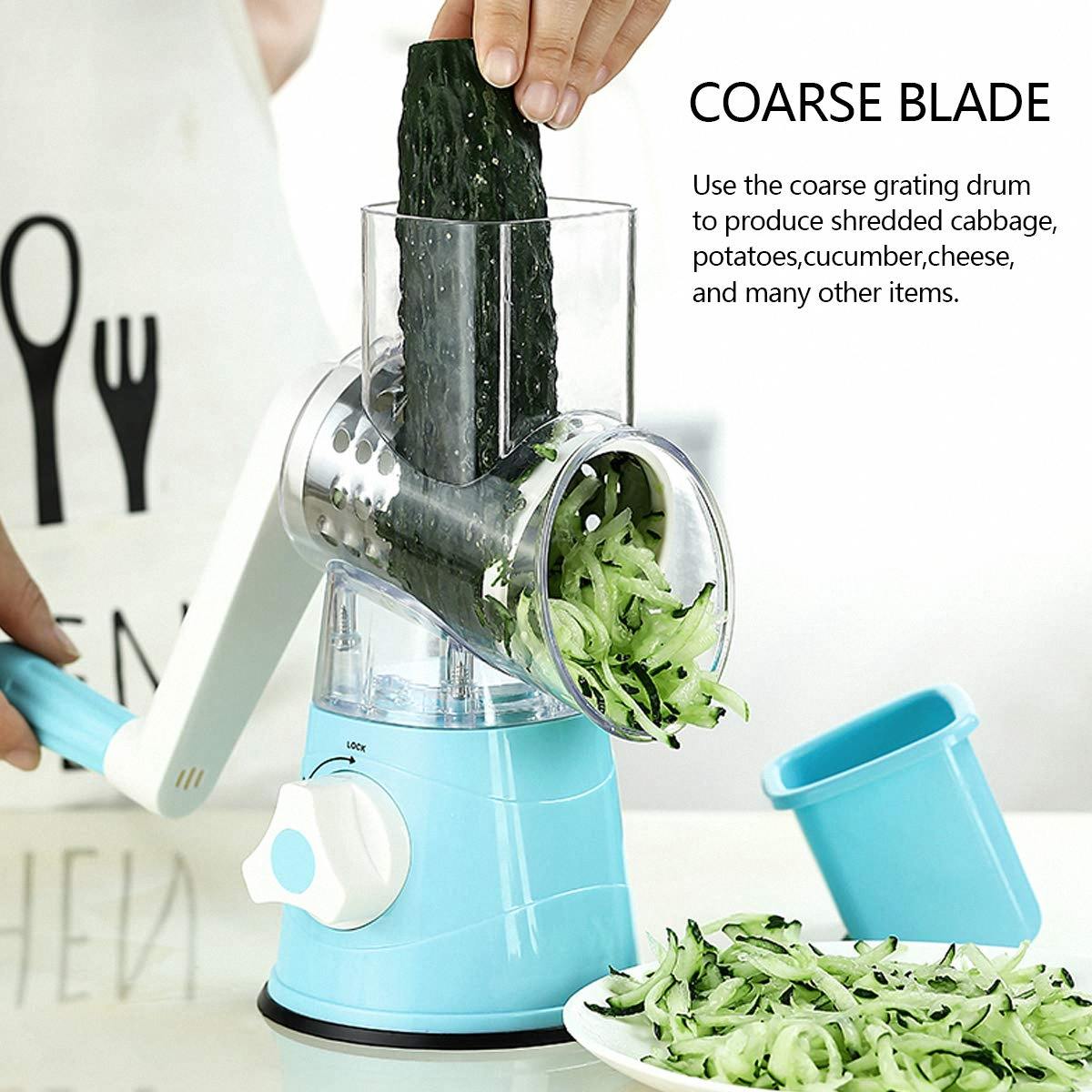 Manual Rotary Cheese Grater 3 in 1