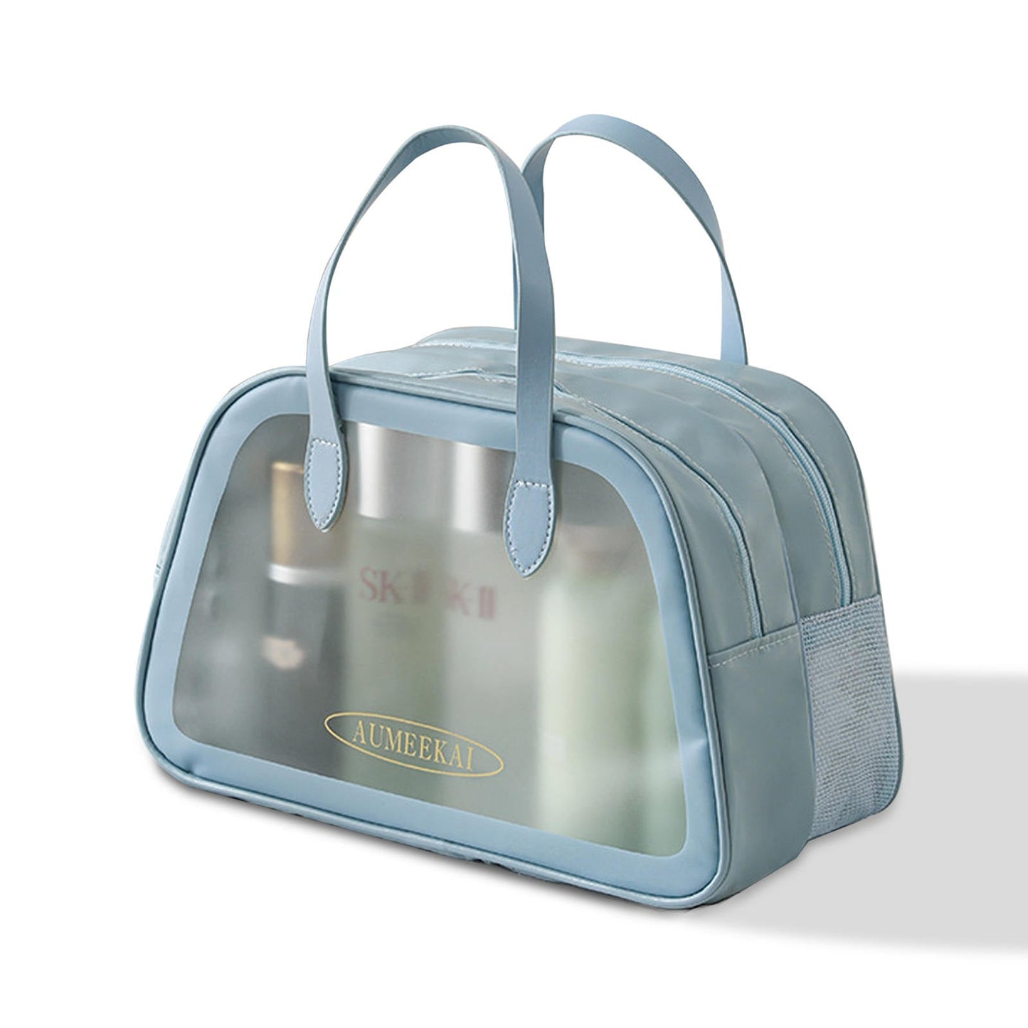 Translucent Waterproof Toiletries Bag: Organize with Wet Dry Separation