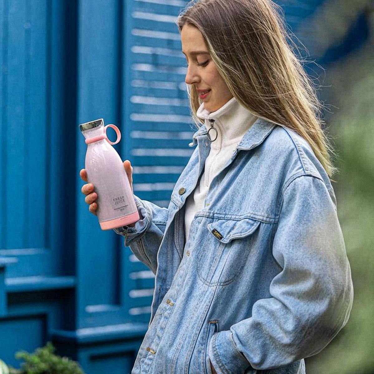 Personal Portable Bottle Blender with Wireless Charging