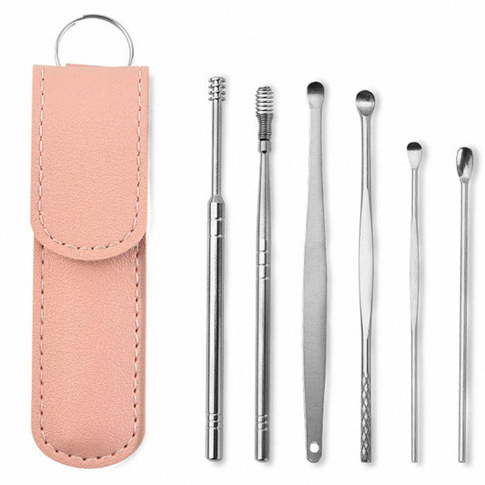 6 Set Metal Ear Wax Removal Tool